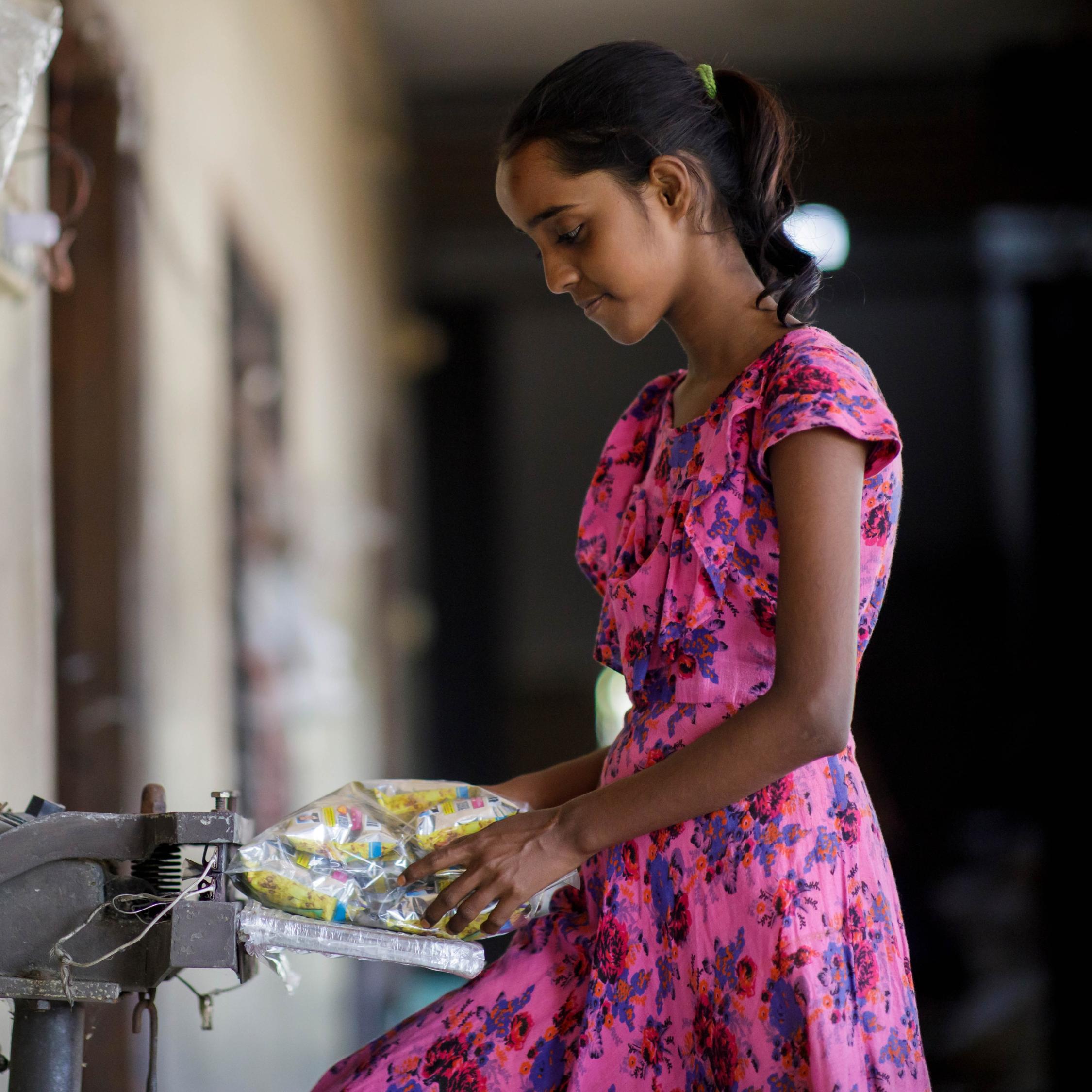 Aktion Dreikönigssingen 2026: Nour an ihrem früheren Arbeitsplatz.