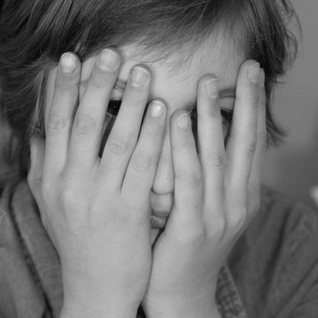 Verzweifeltes Kindes