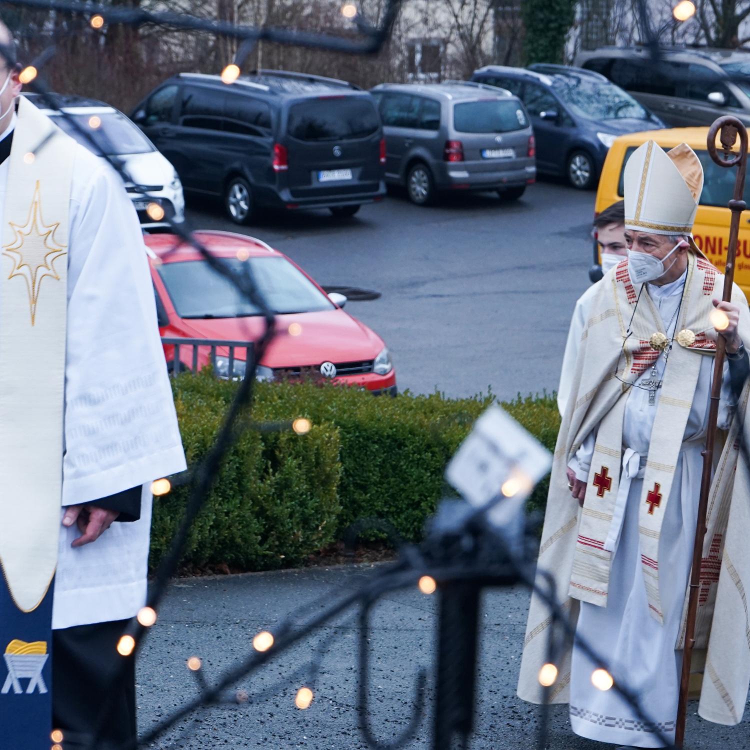 Eröffnung Aktion Dreikönnigssingen 2022 Bayreuth