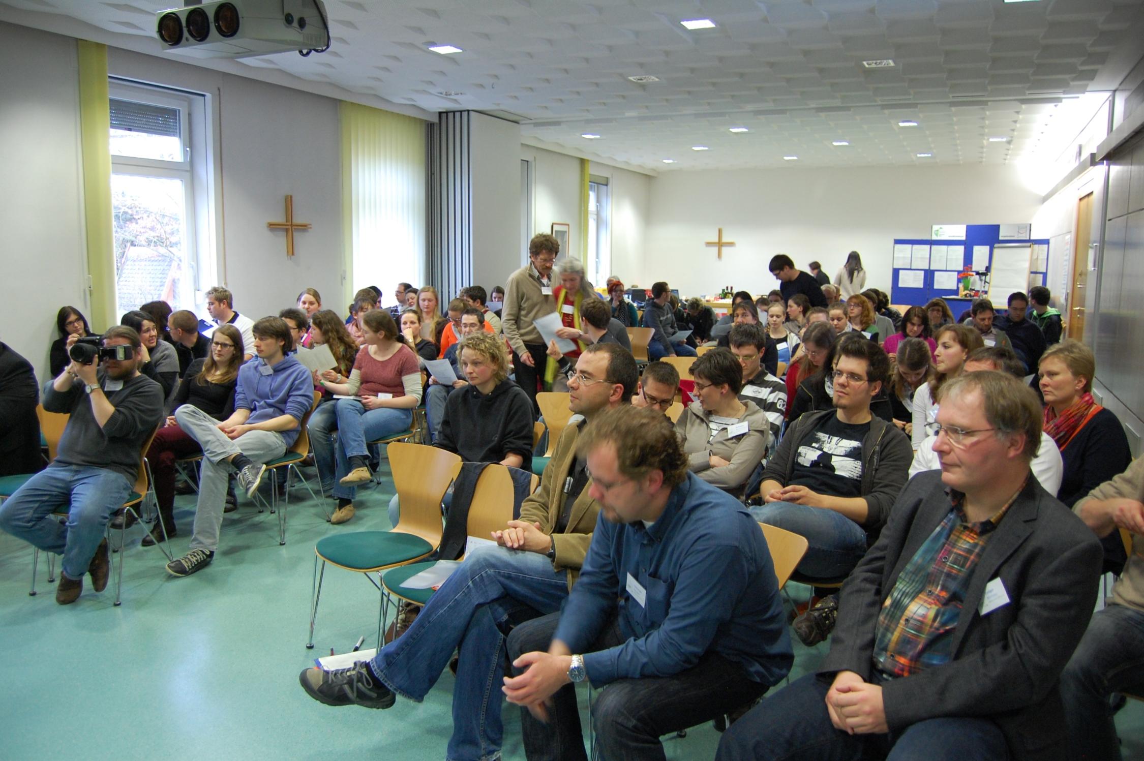 Blick in das Plenum