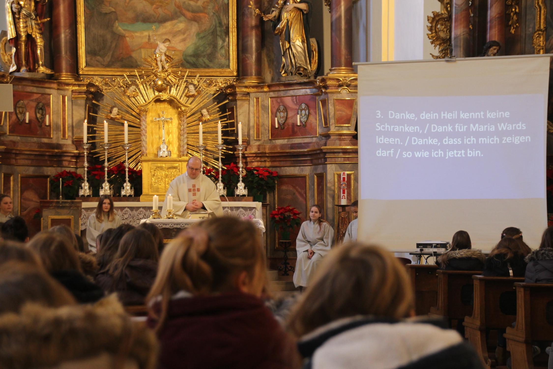 Gottesdienst Maria Ward Schulen Februar 2019