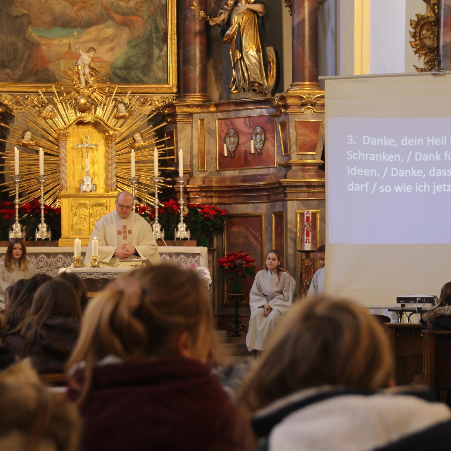 Gottesdienst Maria Ward Schulen Februar 2019