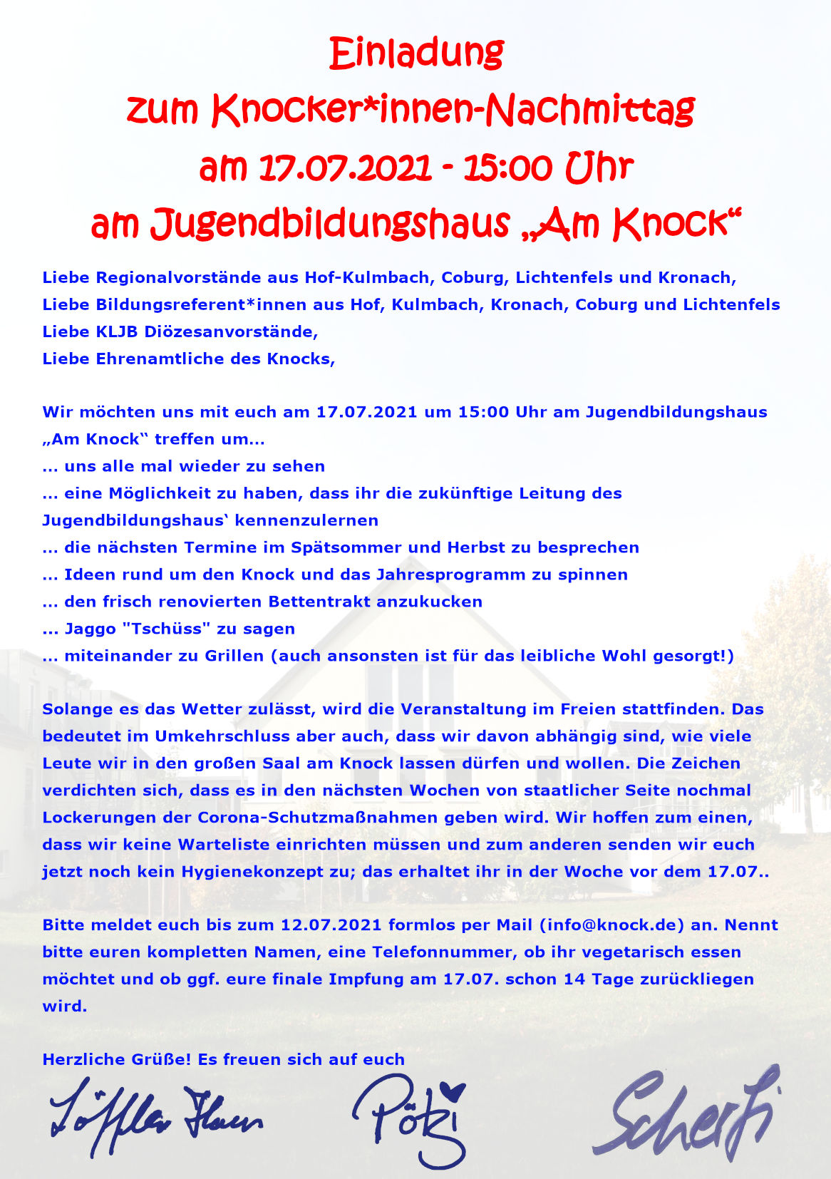 Einladung