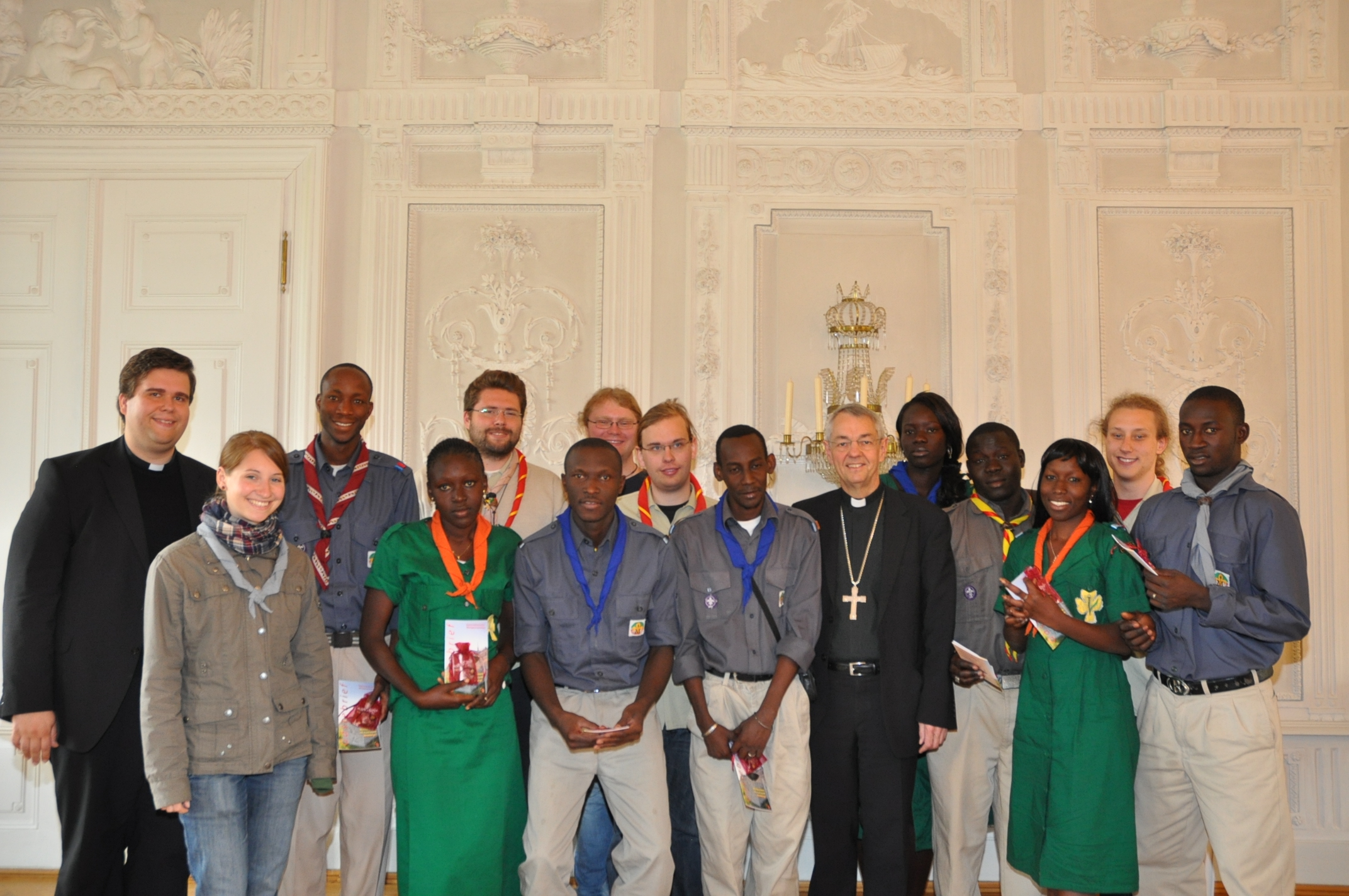 Erzbischof Schick empfäng Jugenddelegation aus dem Senegal (28.04.2011)