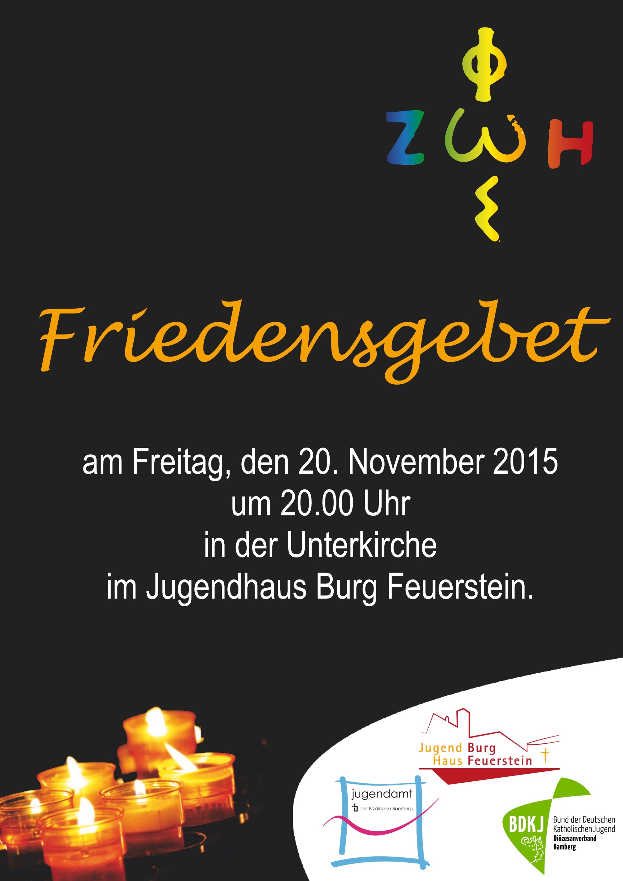 Plakat Friedensgebet BF
