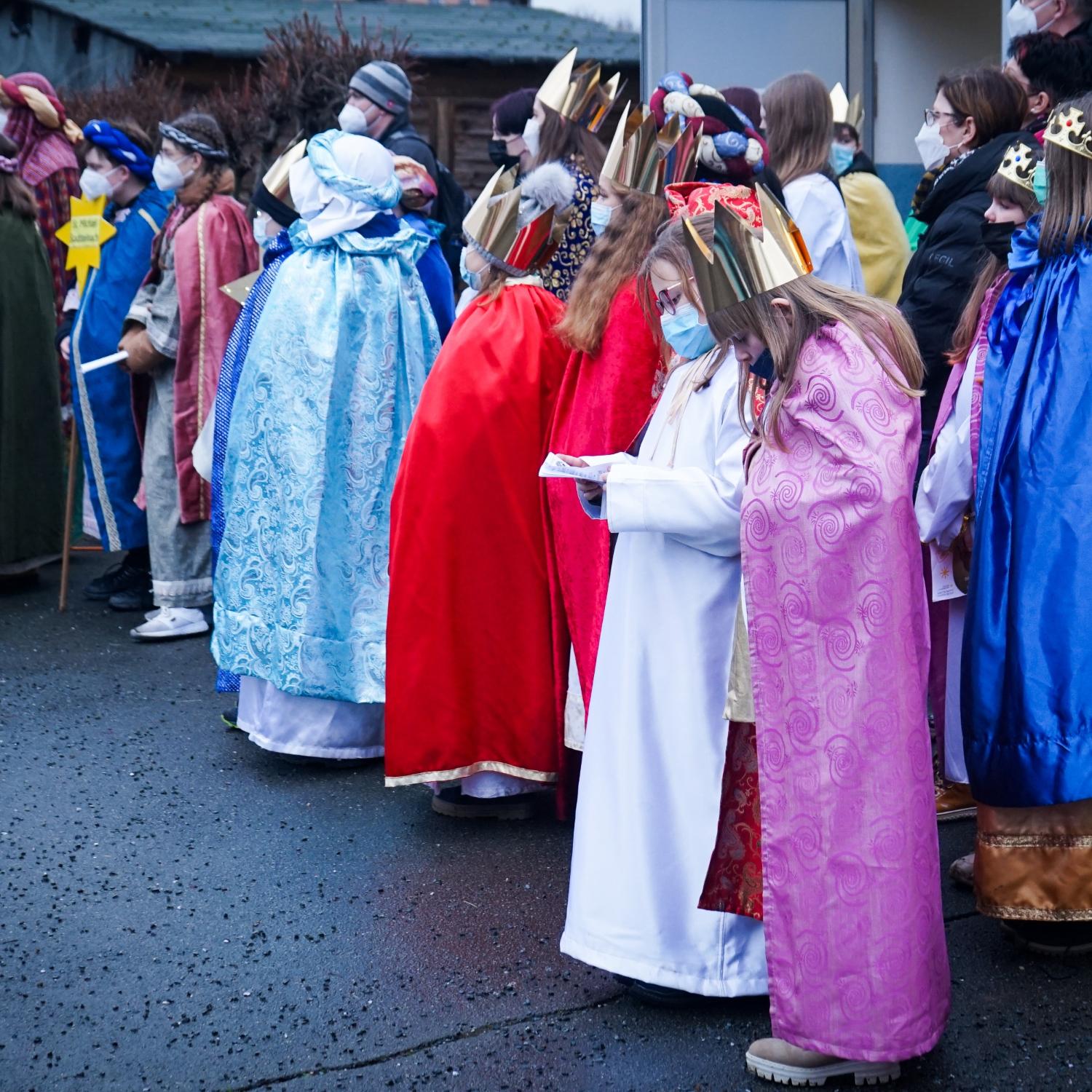Eröffnung Aktion Dreikönnigssingen 2022 Bayreuth