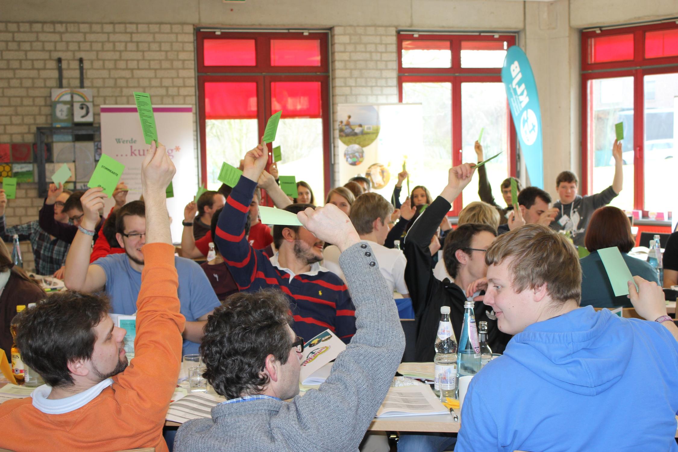 KLJB Abstimmung zum Thema Asyl