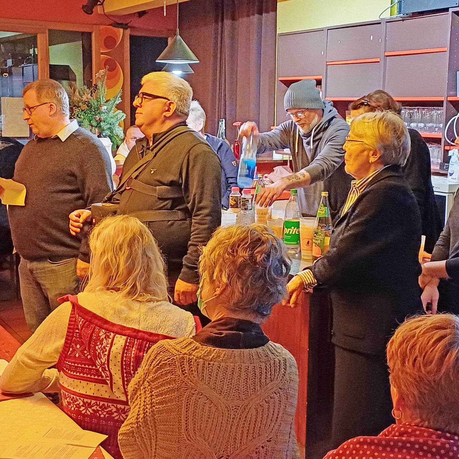 Obdachlosenweihnacht im 'Immerhin'