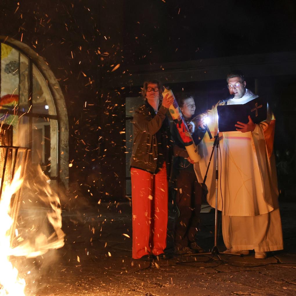 Osternacht Burg Feuerstein