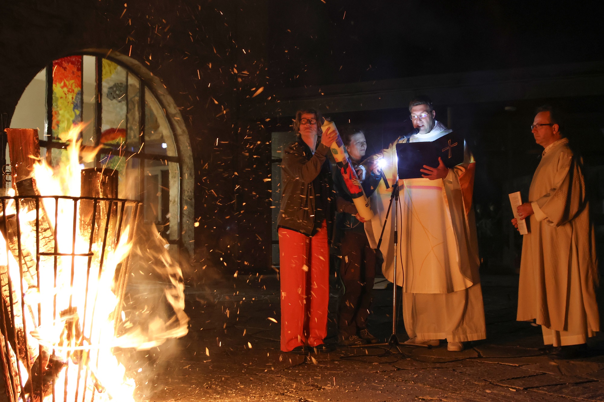 Osternacht Burg Feuerstein
