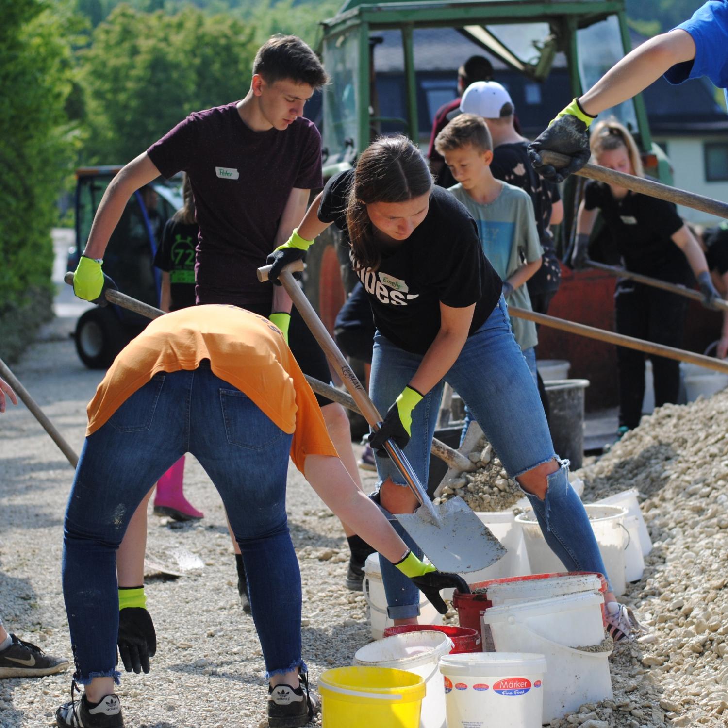 Sozialprojekt bei der 72-Stunden-Aktion 2019