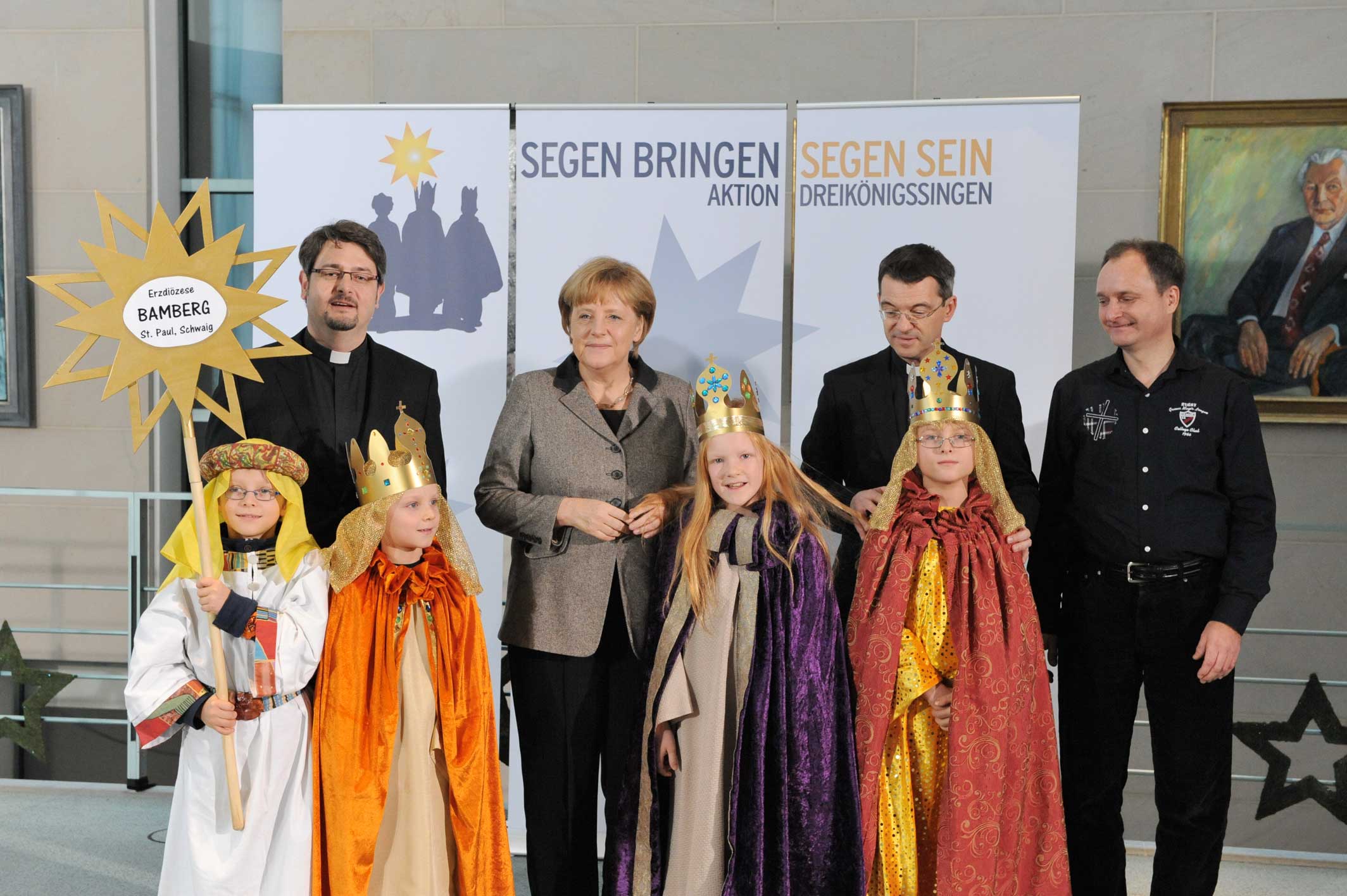 Sternsinger bei Kanzlerin 2012/13