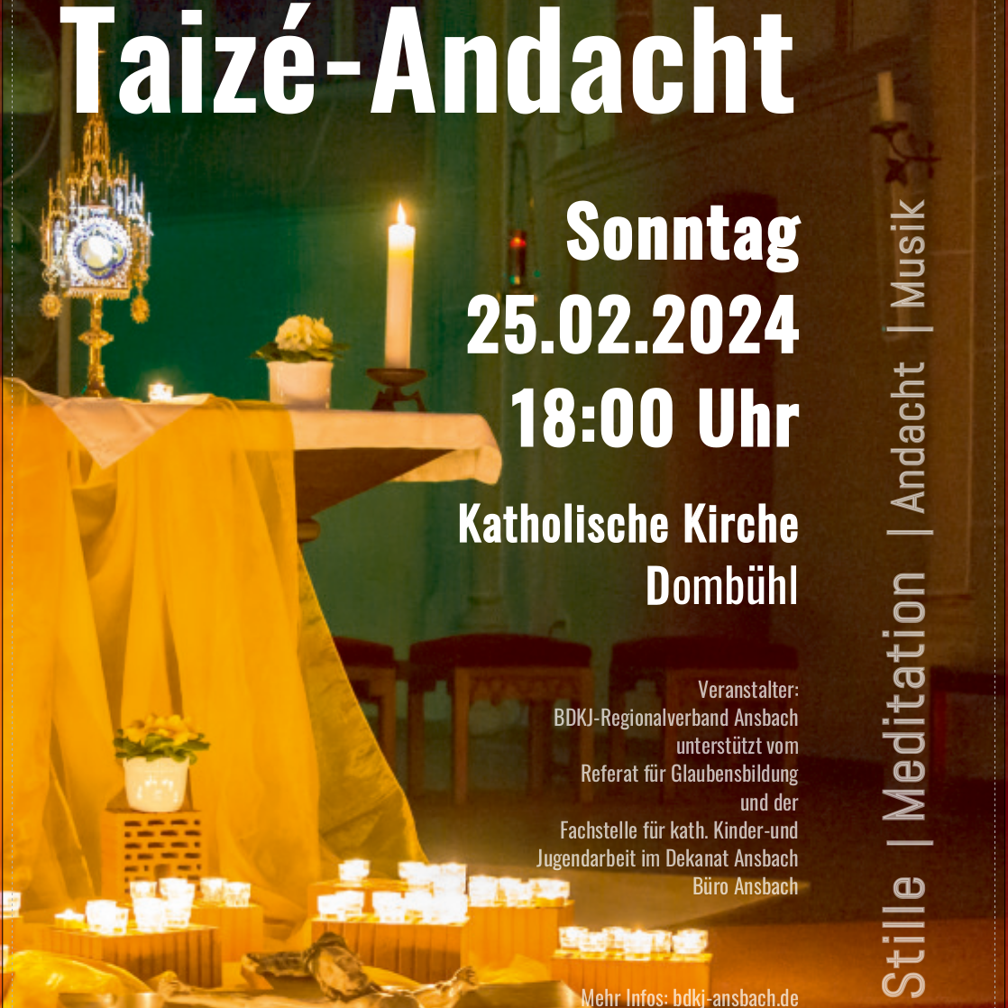 Taizé-Andacht in Ansbach
