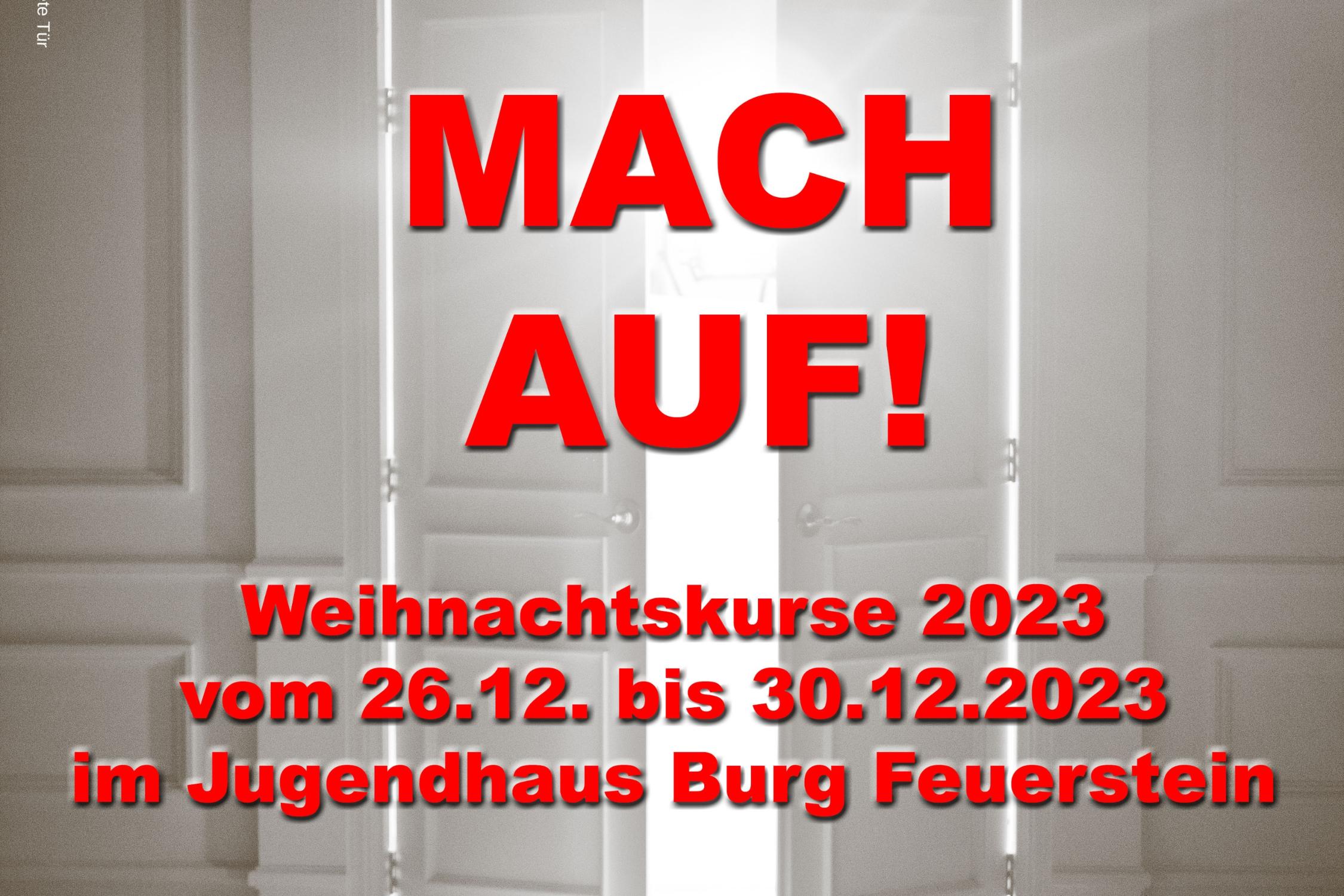 Weihnachtskurse 2023