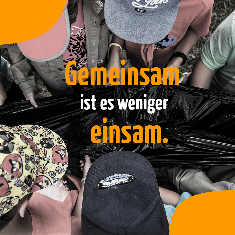 Mitmachen: Gemeinsam ist es weniger einsam.