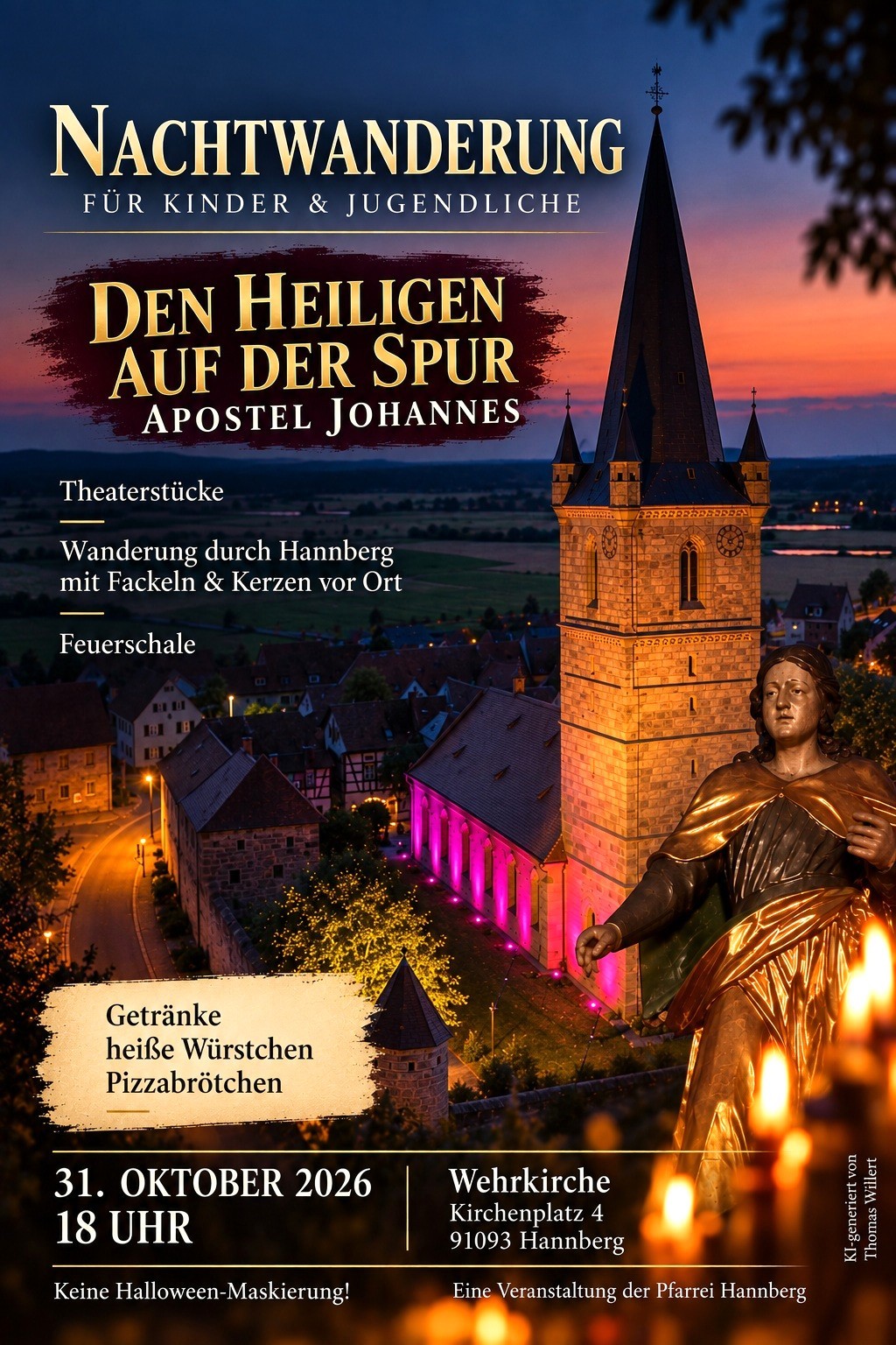 Nachtwanderung in Hannberg